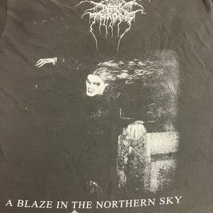 Dark Throne rare!! ‘blaze in the northern sky’ printed in Europe 1999 vintage 💨